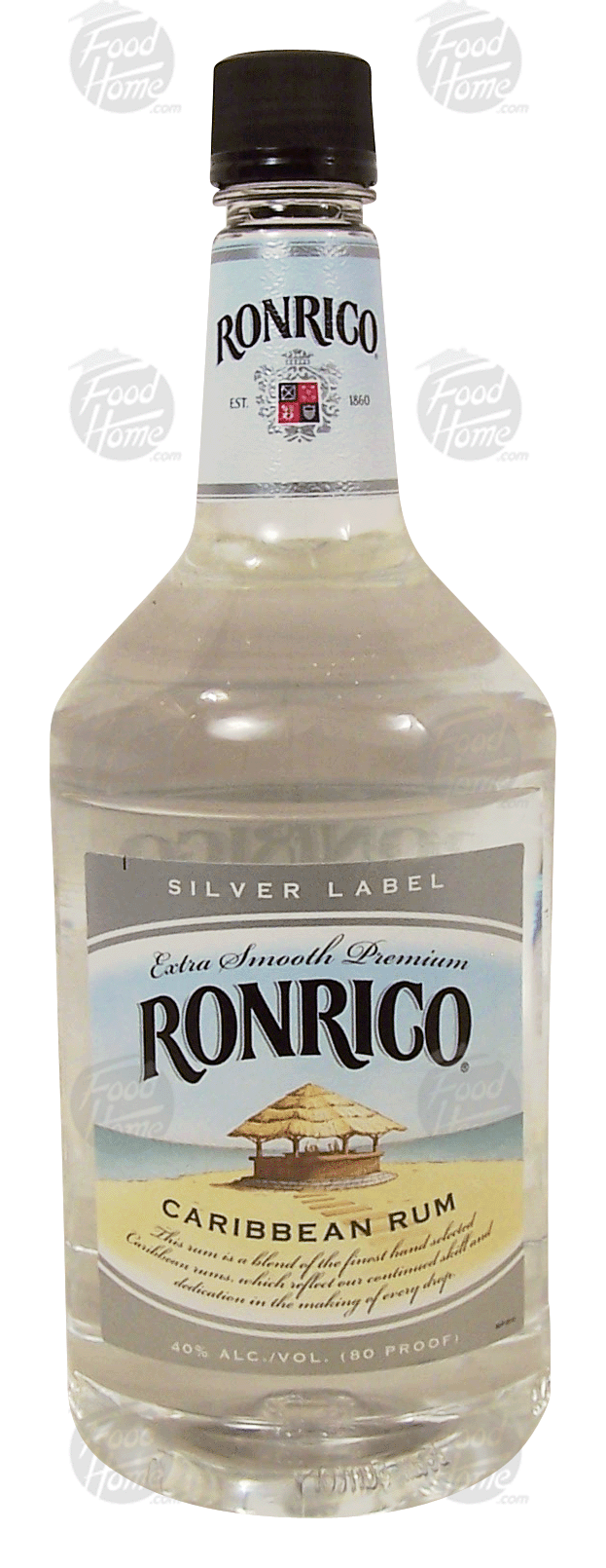 Ron Rico Silver Label caribbean rum, extra smooth Full-Size Picture